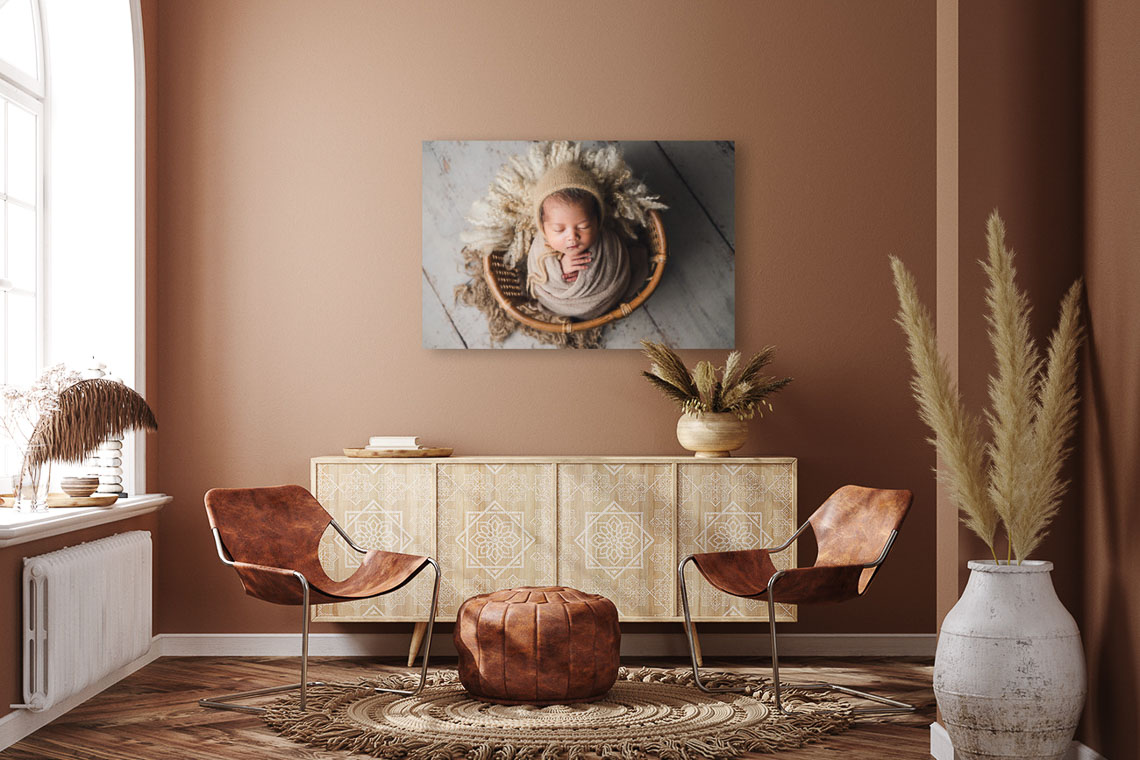 Maternity photography canvas print keepsake
